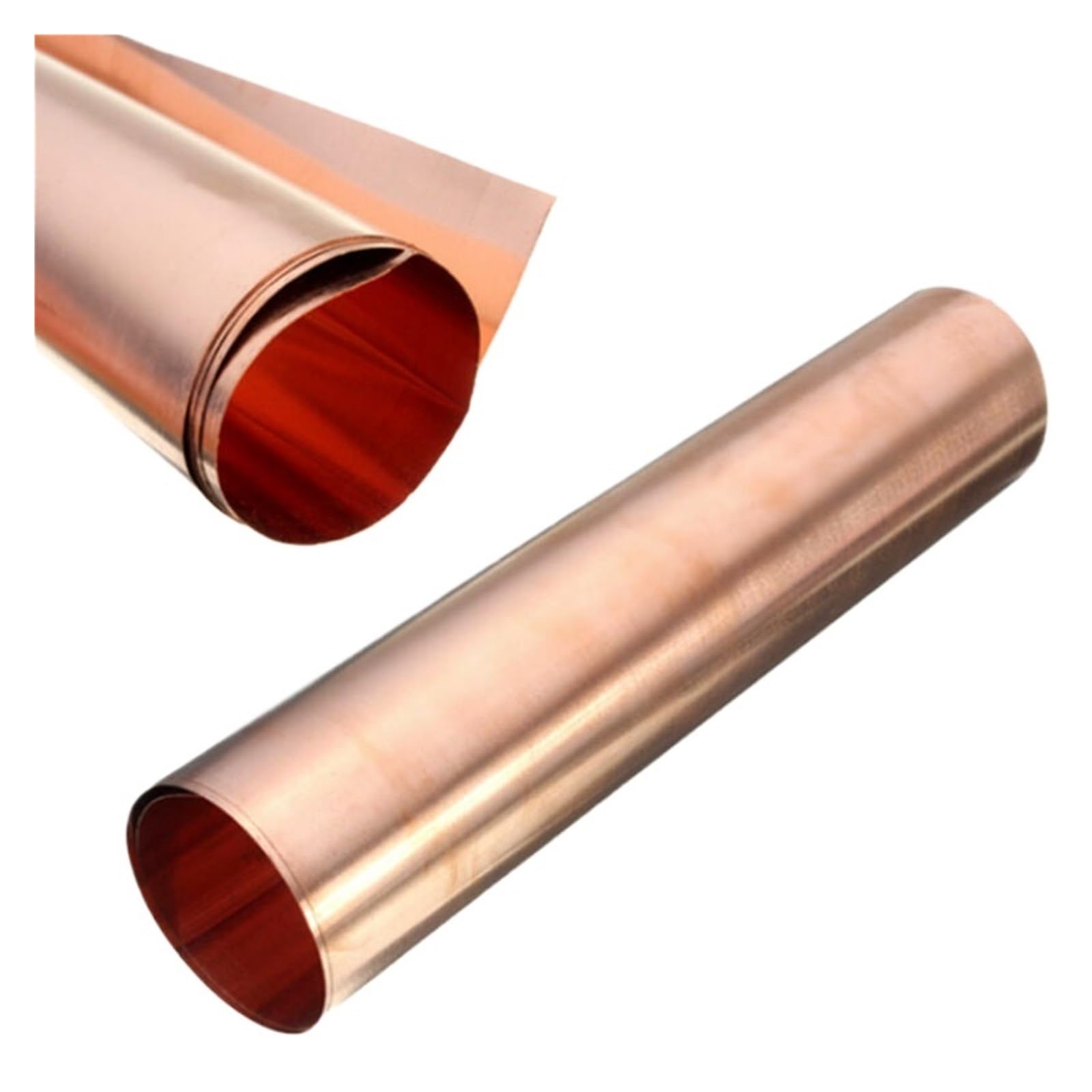 Produktbild von Reines Kupferblech – Doppelseitig Leitfähig, 100 Mm Breit, 5000 Mm Lang, 0,08 Mm Dick – Ideal Für Elektronik, Kühlung Von Chips & Präzisionsteilen!