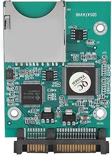 SD SATA Adapter Module, 22MB per S Fast Transmission for Secure Digital, SDHC, SDXC, MMC Memory Card to 2.5in 7 and 15P SATA Converter Adapter