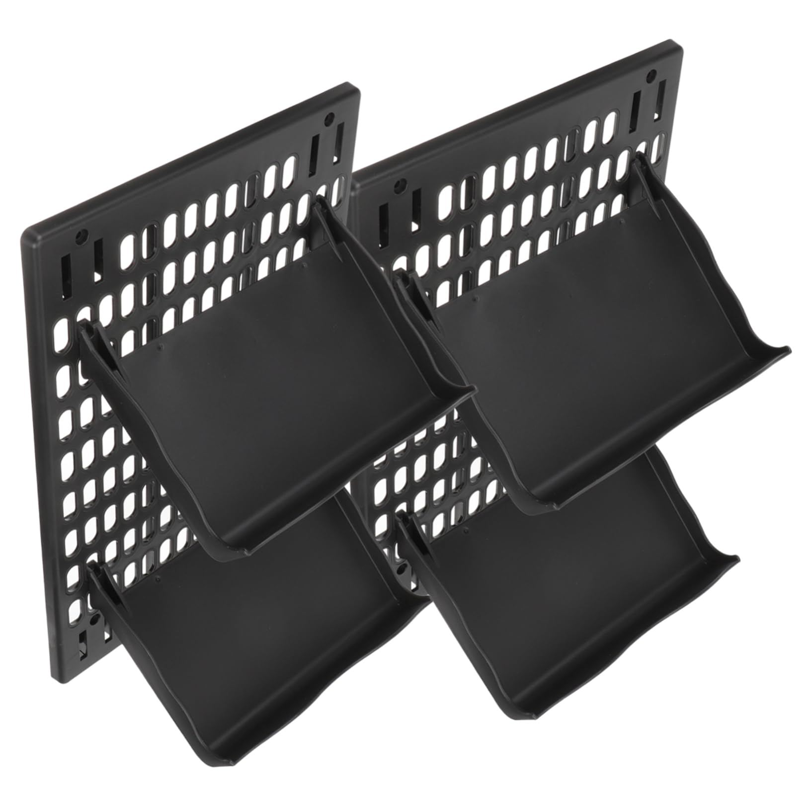 Cabilock 1 Set Wall Mounted Shoe Rack Multi Function Shoe Storage Shelf Punch Installation Strong Load Bearing Capacity Easy Wall Organizer for Home Use Combination with Panels Layers