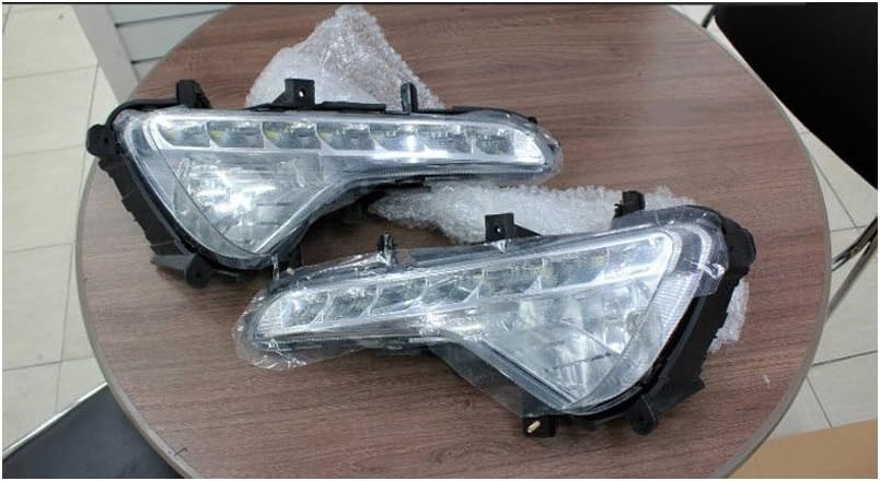 INCOBB LED Day Light fog Lamp with Cover Assembly LH RH for 2011-2013 Kia Sportage R