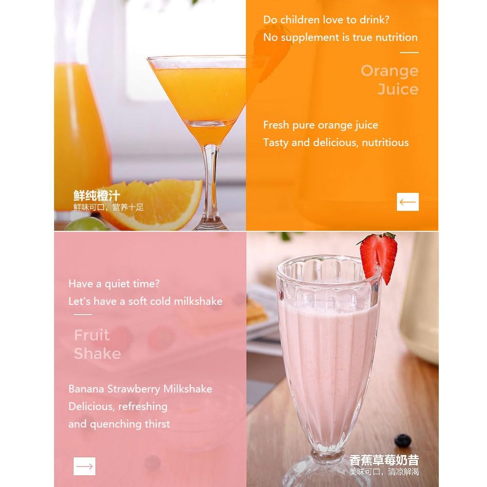1,5L Licuadora Batido Batido Licuadora Jarra De Frutas Fabricante De Batidos Trituradora De Hielo Frasco De Mezcla 25000 Rpm Amoladora Para Exprimidor, Triturado De Hielo Con Botella Deportiva 600Ml (