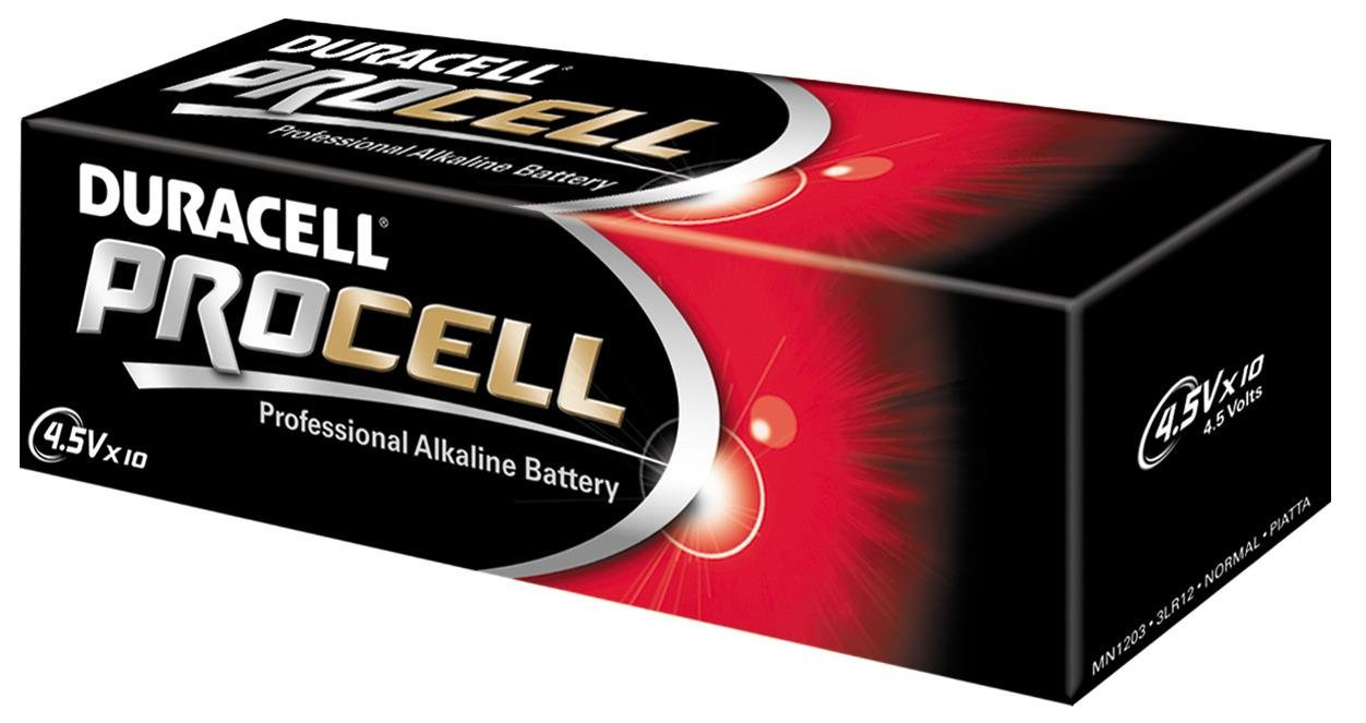 Duracell Procell Lot de 10 Piles 4,5 V