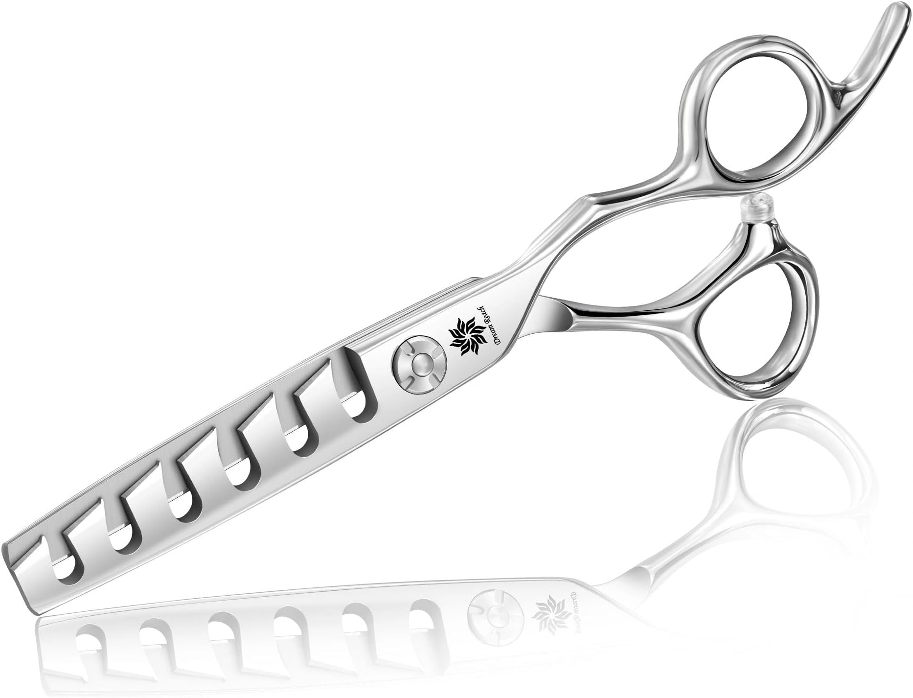 Professional 6 inch Hair Cutting Scissors, Japanese 440C Steel Thinning Shear for Men/Women Cutting for Salon/Barber/Home