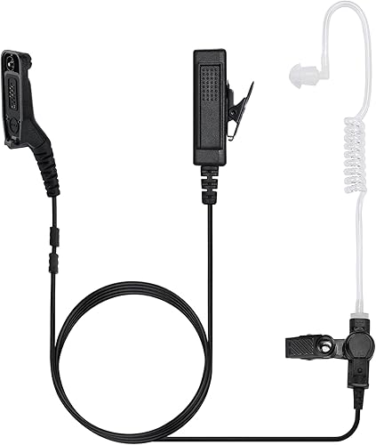 Miniatura 8 de Motorola XPR 7550e Auricular, XPR6350 XPR6550 XPR7550 APX 4000 6000 7000 Walkie Talkie compatible con auriculares de radio bidireccional con