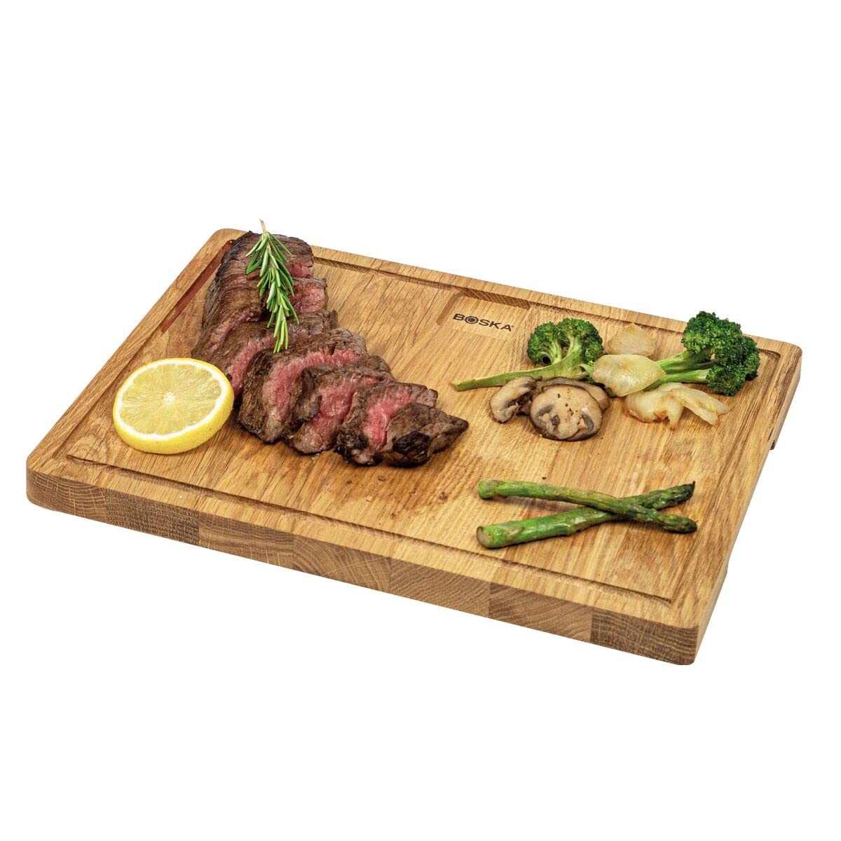 Boska Serving Board Friends M, Tabla de comedor, Madera de roble, Marrón, 33x23 cm, 320051