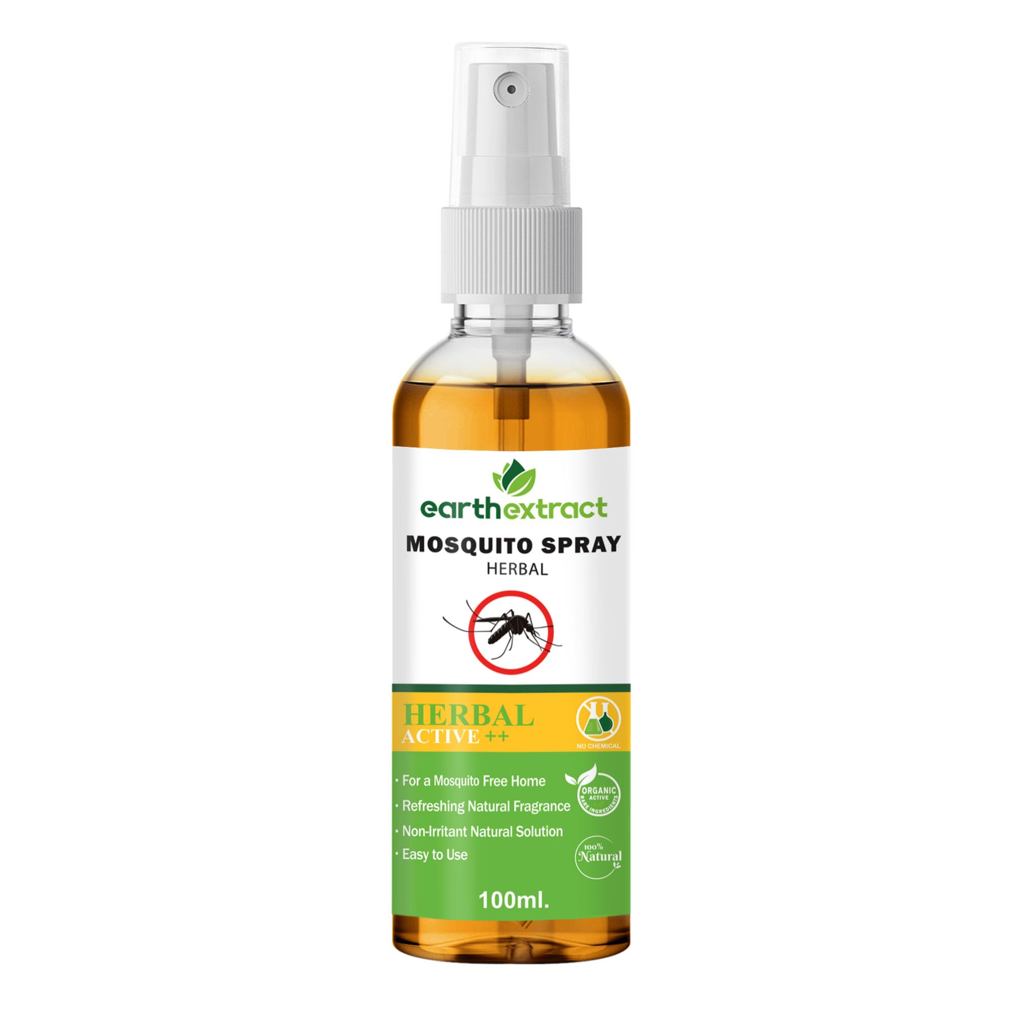 Earth extract 100% Herbal Mosquito Repellent Room Spray Effective Against Mosquitos Causing Dengue & Malaria | Natural, Irritant-Free, Chemical-Free| Baby, Plant & Pet Safe | 100ml-picture-12