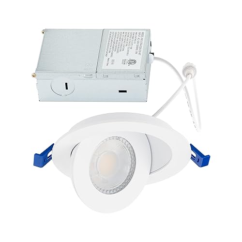 Builder Essential 5in 850 Lumens Round LED Recessed Light and