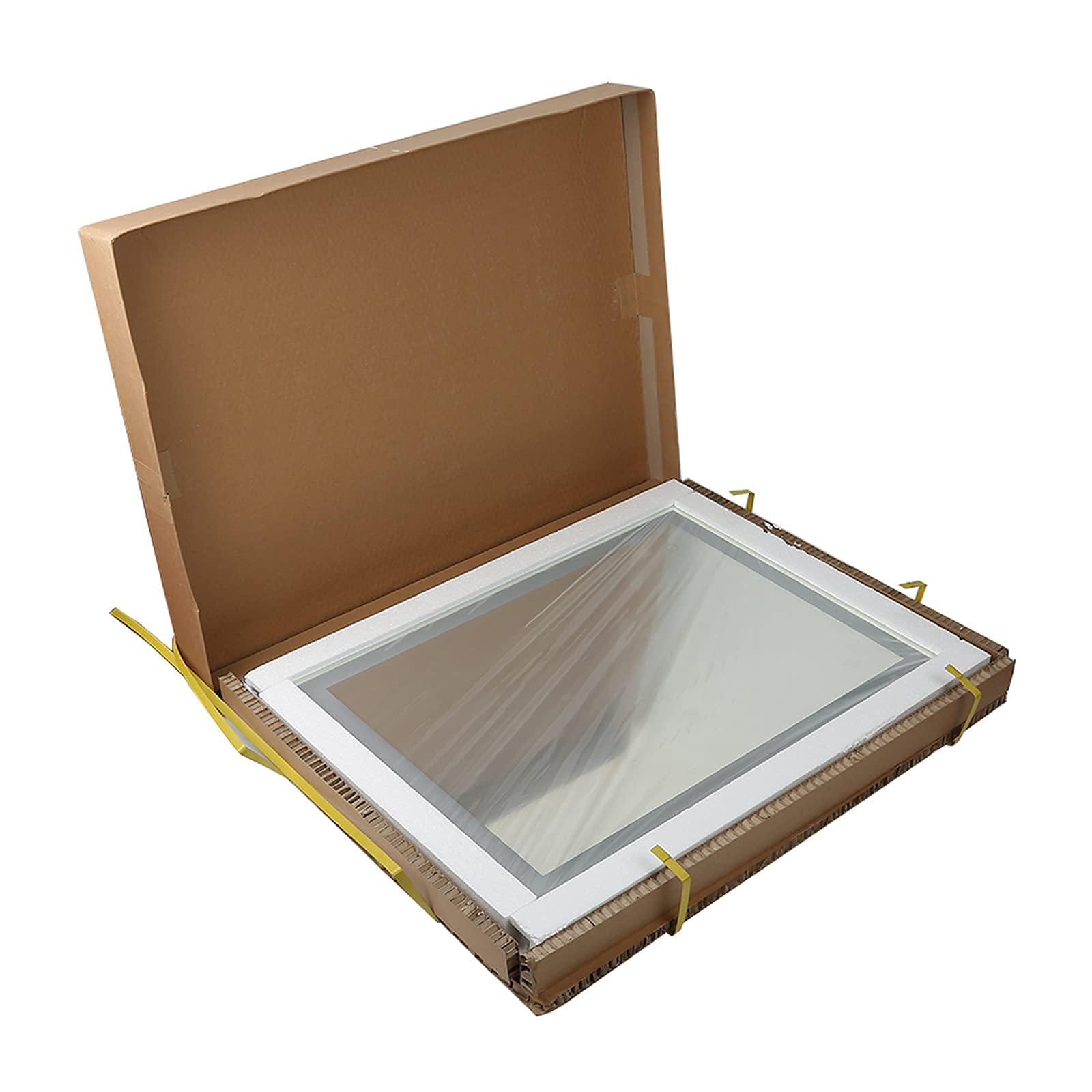 Lampada A Specchio LED 70x50 Cm 22W Bianco Freddo 6500K - Con Funzione Antiappannamento E Sensore Touch - IP44