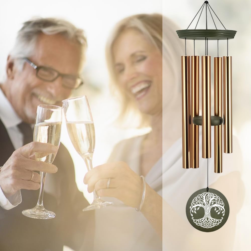 Retirement Wind Chimes, Retirement Gifts for Women, Teacher Retired Gift, Personalized Happy Retirement Gift, Retirement Windchimes，Retirement Decorations for Women, Product in USA