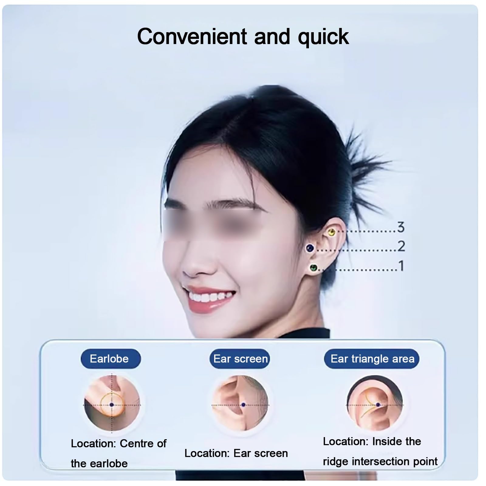 Cuentas Magnéticas Acupuncture Semillas De Oreja Para Relajación, Durabilidad Semillas Prensa Orejas A Prueba De Sudor, Masaje De Oídos Para Boda, Semillas De Oído(Mixed - 100 pcs)