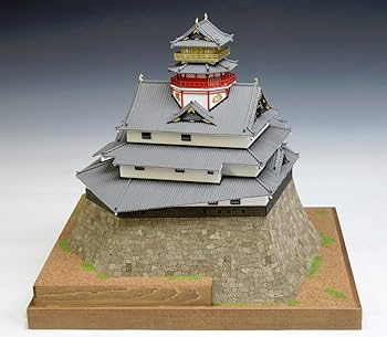 Amazon | ウッディジョー 1/150 安土城 改良版 木製模型