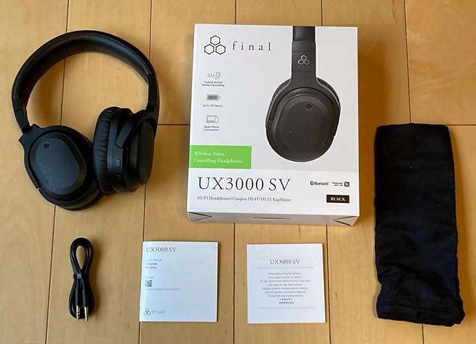 final UX3000 SV Bluetoothワイヤレスヘッドホン ノイズキャンセリング