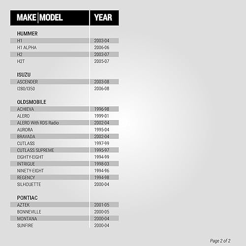 Miniatura 4 de Scosche GM1583B - Kit de tablero DIN individual compatible con vehículos seleccionados Buick, Cadillac, Chevrolet, GMC, Oldsmobile y Pontiac