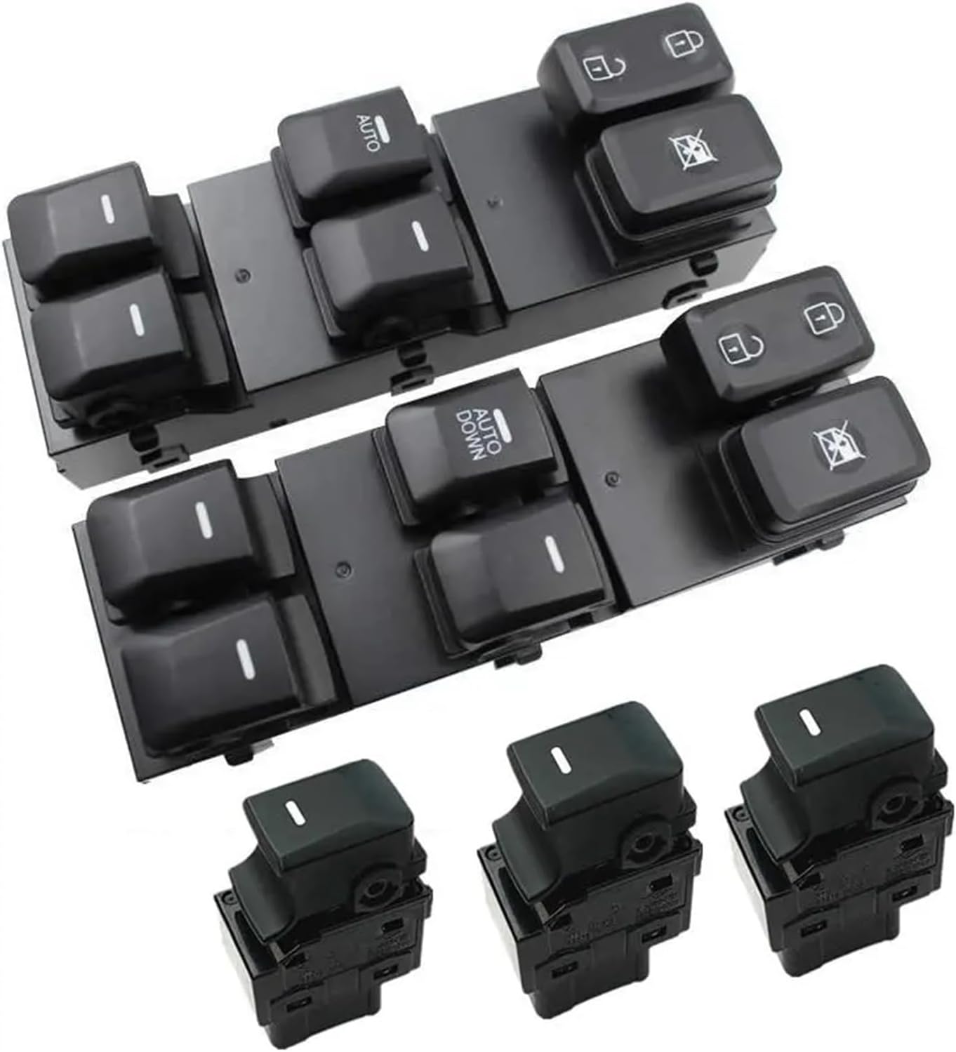 Car Electric Window Switch New Window Control Button 2011 2012 2013 2014 2015 Good(White)