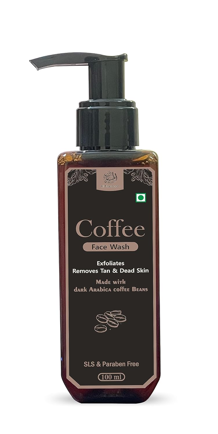 Coffee Face Wash For Exfoliates & Tan Remover/Made With Dark Arabica Coffee Beans/Sls Paraben Free (100mlpack of 1)
