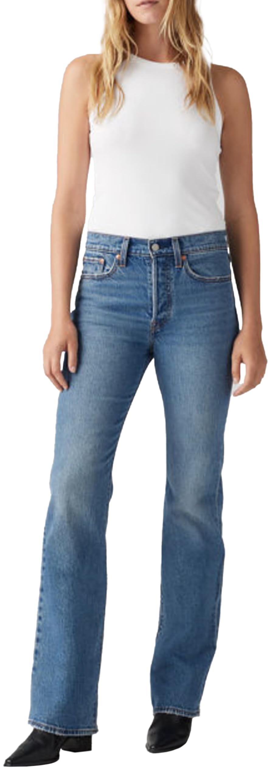 Levi's Wedgie Boot Cut Jeans – Damen, 32/32, FAIR POINT PSK