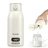 Vista 1 de Calentador de botellas portátil para viajes: varios modos de calentamiento para leche materna, agua y té. Calentador de leche portátil de gran