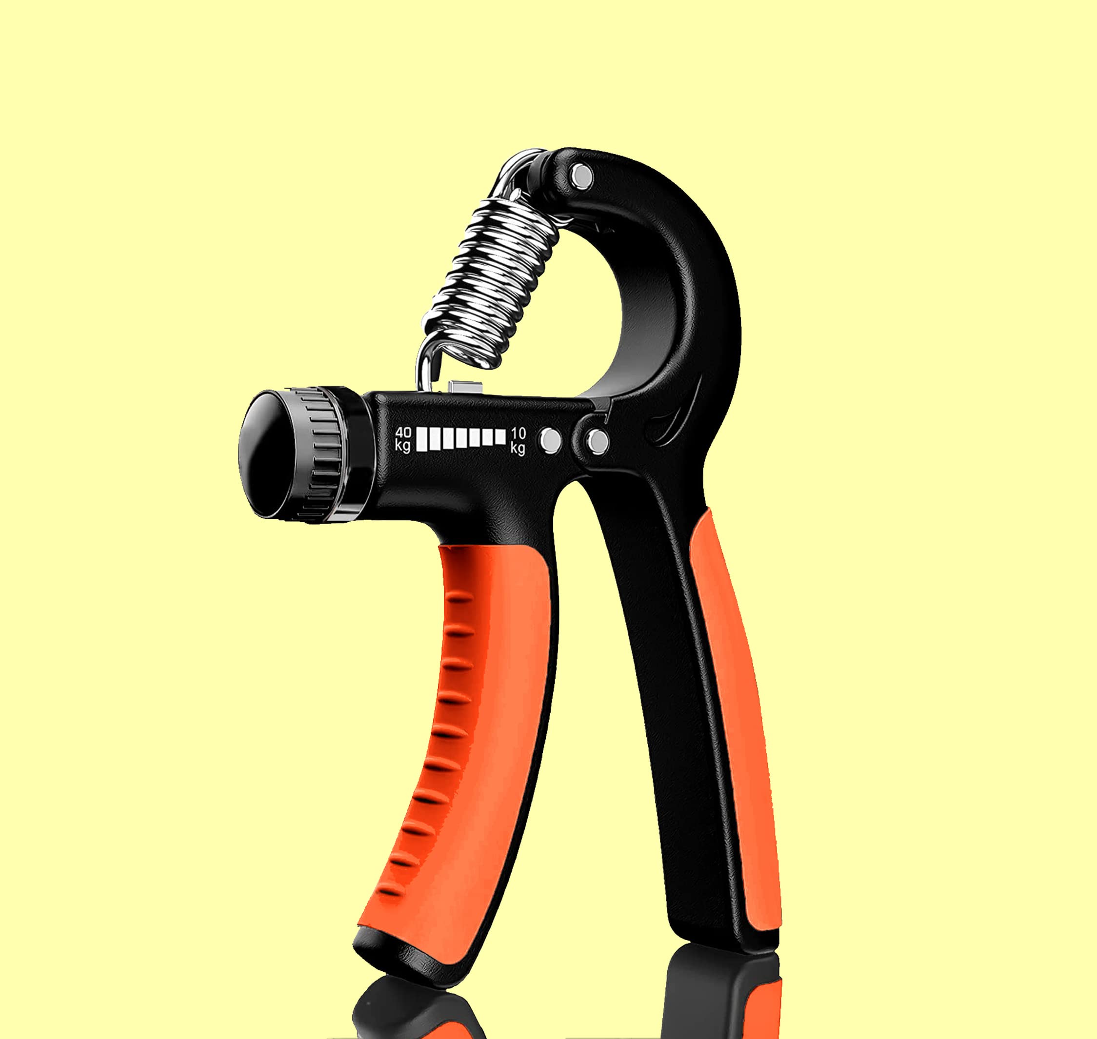 Hand Grip Strengthener,Forearm Exerciser,Hand Griper for Unisex,Gym Workout & Home Use. (Orange)-image-23