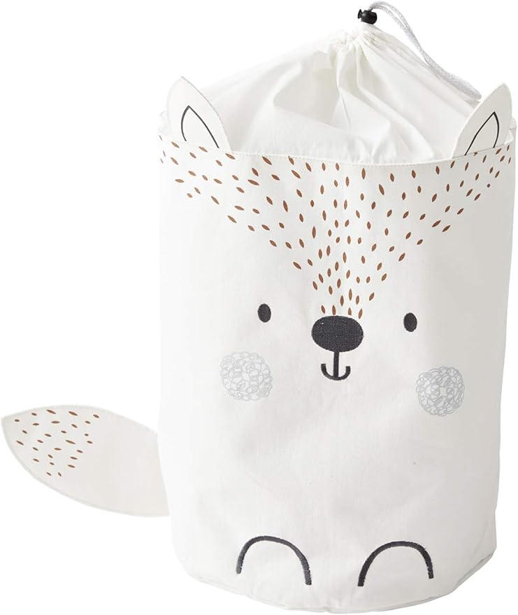 Vertbaudet Panier A Linge Renard Blanc Tu Amazon Fr Bebe Et Puericulture