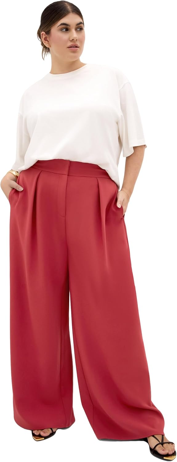 City Chic Women's Plus Size Pants - Tori Wide Leg