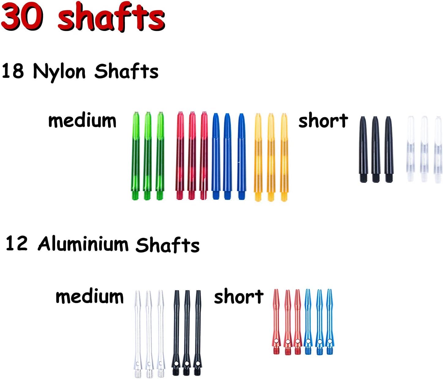 Engelhart - 062070 - Service Kit Steeltip/Softip Dart Tips - Steel Dart Tip/Nylon Dart Tips - 141 Pieces in Transparent Box