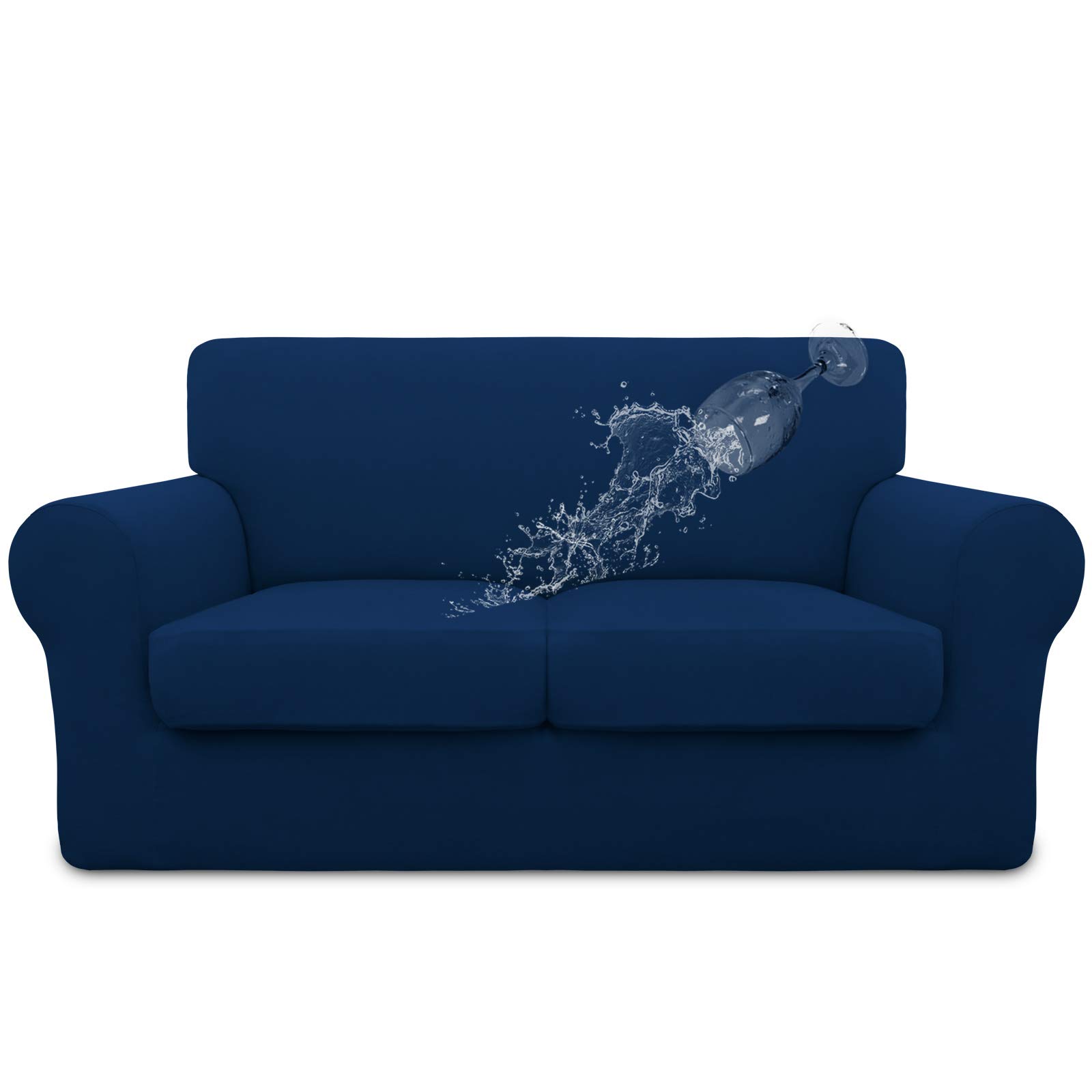 Easy-Going Waterproof 3-Piece Loveseat Cover Couch Covers for Sofa