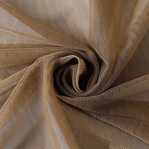 Cinta de tul decorativa para boda, aniversario, Navidad, comunión, fiesta, para coser velos de novia, vestido de novia, mantel, faldas de rueda, lazo, marrón