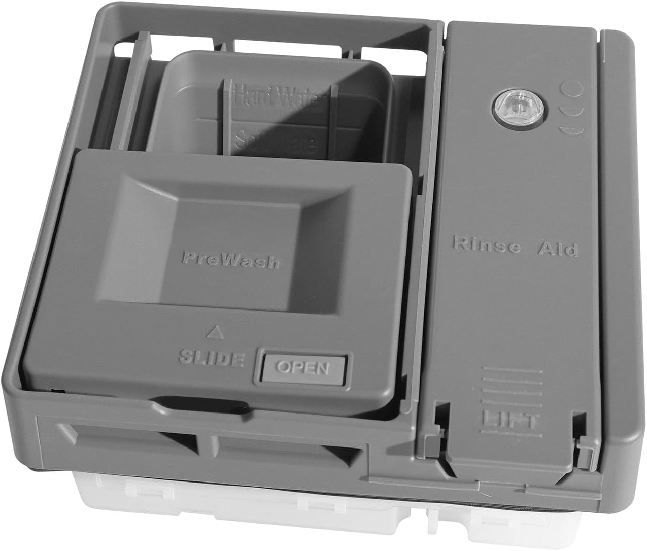 W10861000 W10620296 Dishwasher Detergent Dispenser Fit for Whirlpool/KitchenAid/Maytag, Compatible with W10620296, W10620298, WDT730PAHZ0 etc