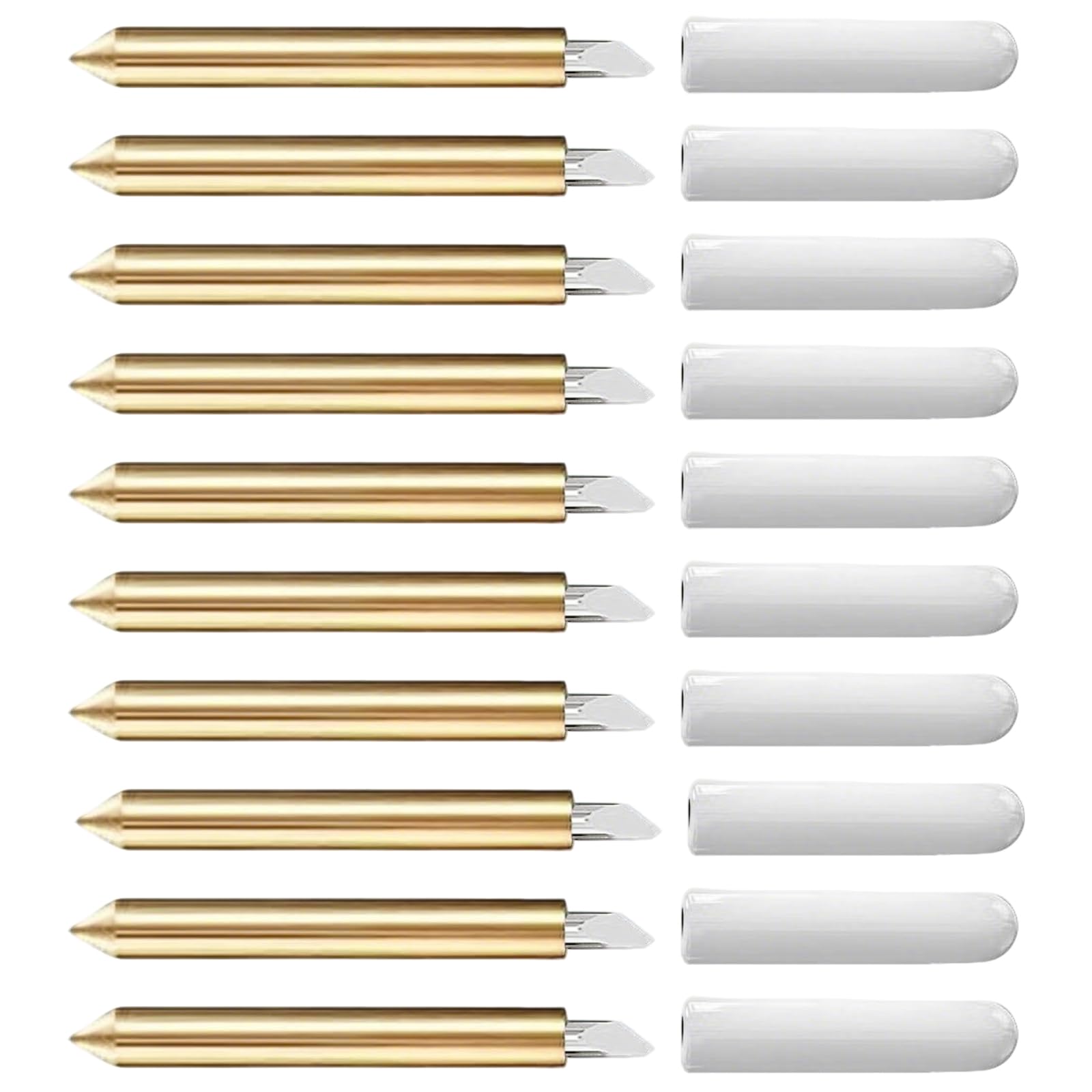 10PCS for Cricut Blades - Premium Fine Point for Cricut Blade, Explore Air/Air 2-45°/60° Cutting Replacement Blades for Precision Cutting