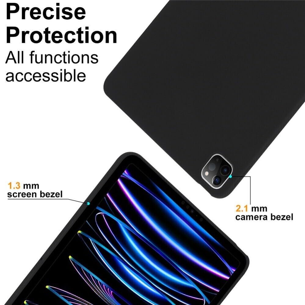 Coque antichoc iPad Pro 11 2024 silicone vert pour éviter les rayures