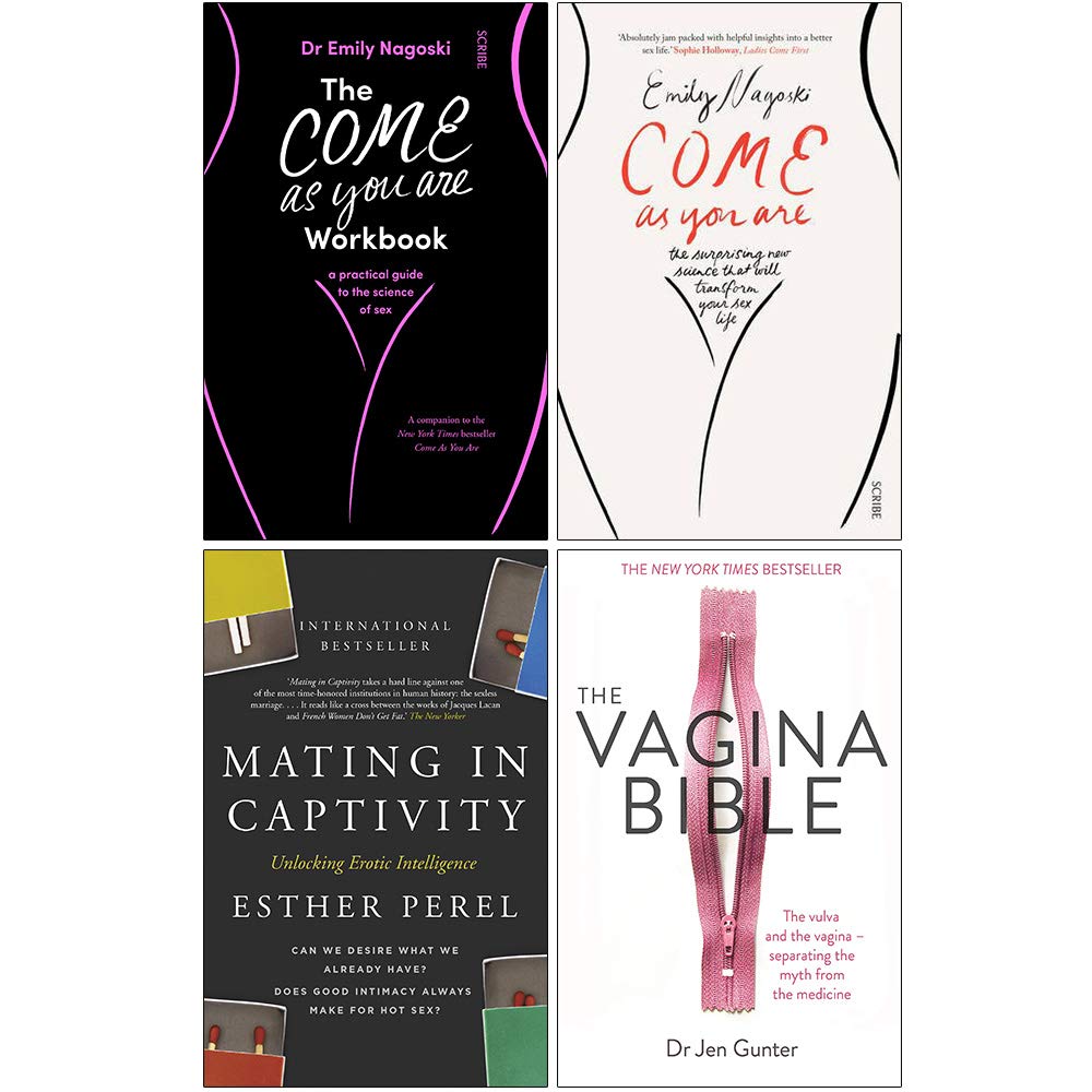 Le cahier d'exercices Venez comme vous êtes, Venez comme vous êtes, Accouplement en captivité, Ensemble de collection de 4 livres de la Bible du vagin