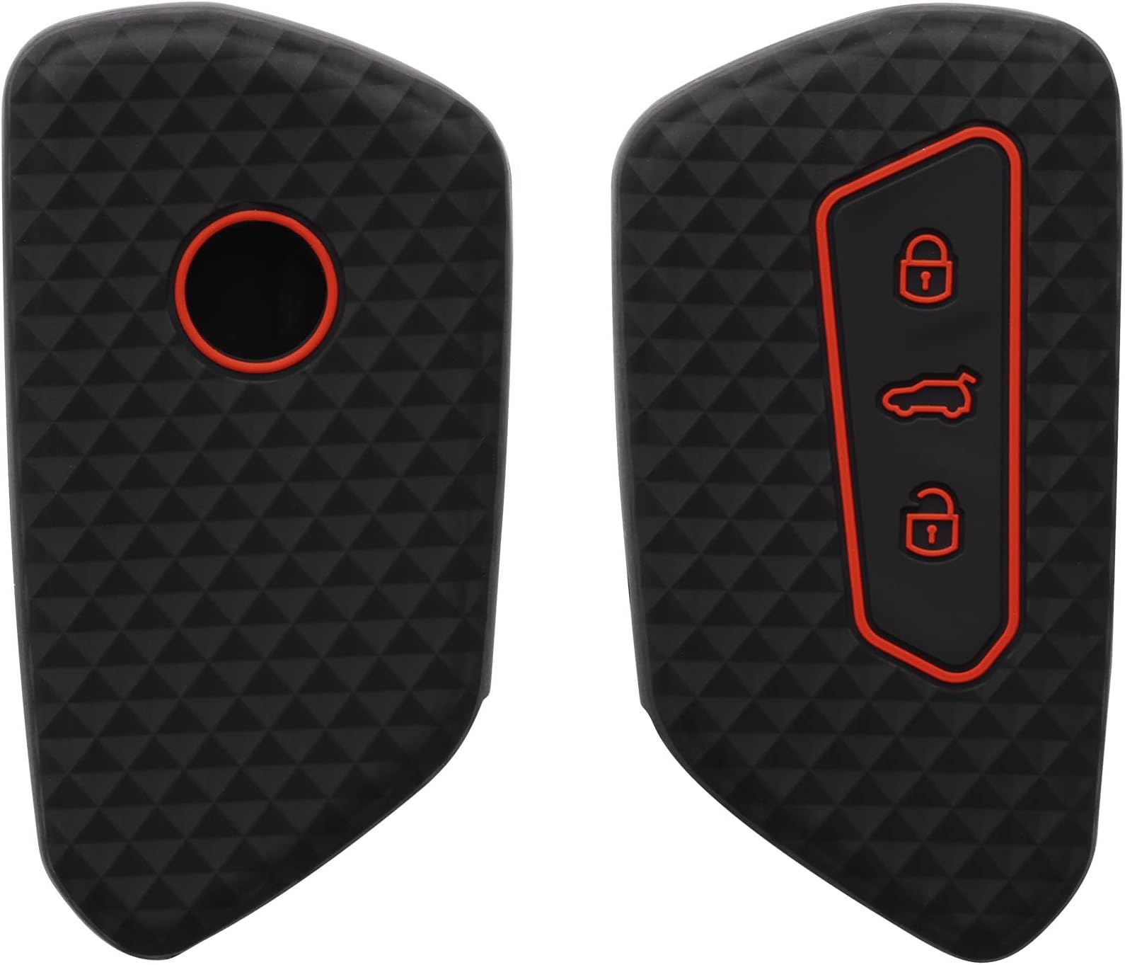 kwmobile Cover Chiavi Auto Compatibile con VW Golf 8 con 3 tasti