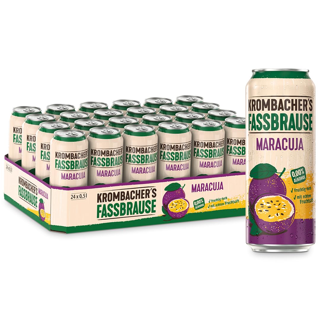 Krombacher’s Fassbrause Maracuja Dose (24 x 0,5 l)