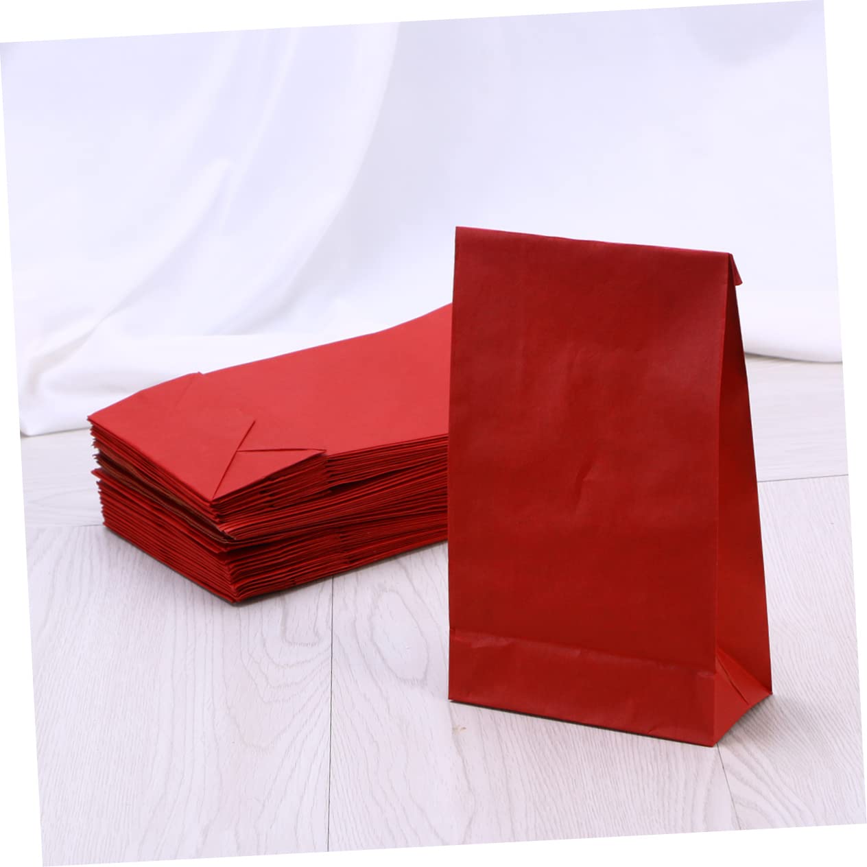SHERCHPRY 120stücke Papiertüten Bunt Geschenktaschen Papier Kraftpapiertüten Ohne Henkel Partytüten Geburtstagstüten Flacher Boden Stabil Vielseitig Einsetzbar