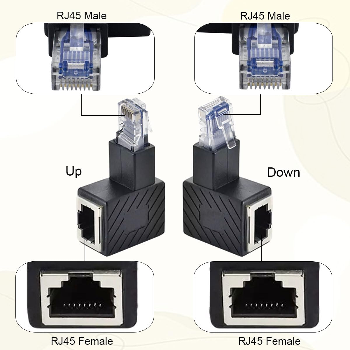 ハム】Cat6変換コネクタ ハム】Cat6変換コネクタ ハム】Cat6変換