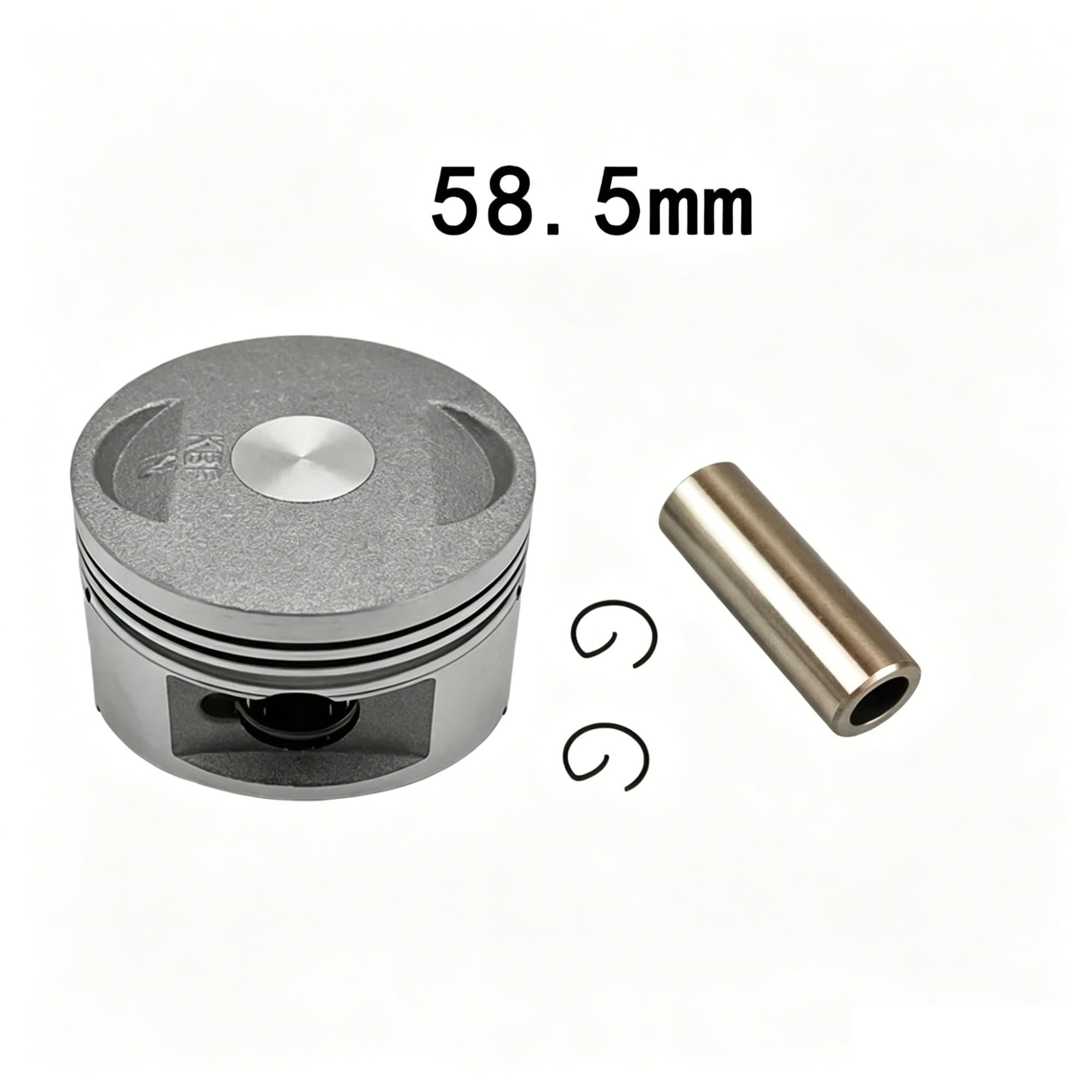 Kolben Für Roller ATV Für QUAD 152QMI 157QMJ 1P57QMJ GY6 125 150 ZU 175CC DS150 58,5mm Big Bore Zylinder Kolben Ring Set Zylinder