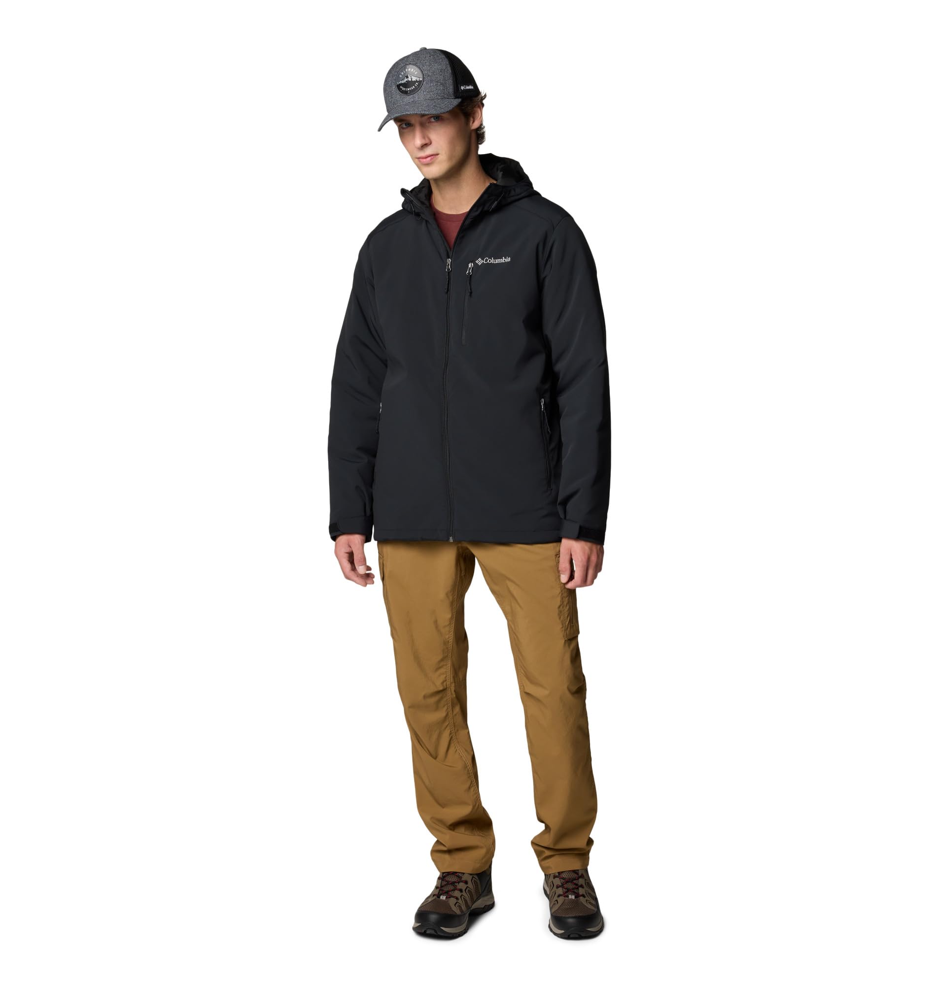 Columbia Gate Racer Softshell męska kurtka softshell, czarna, rozmiar L