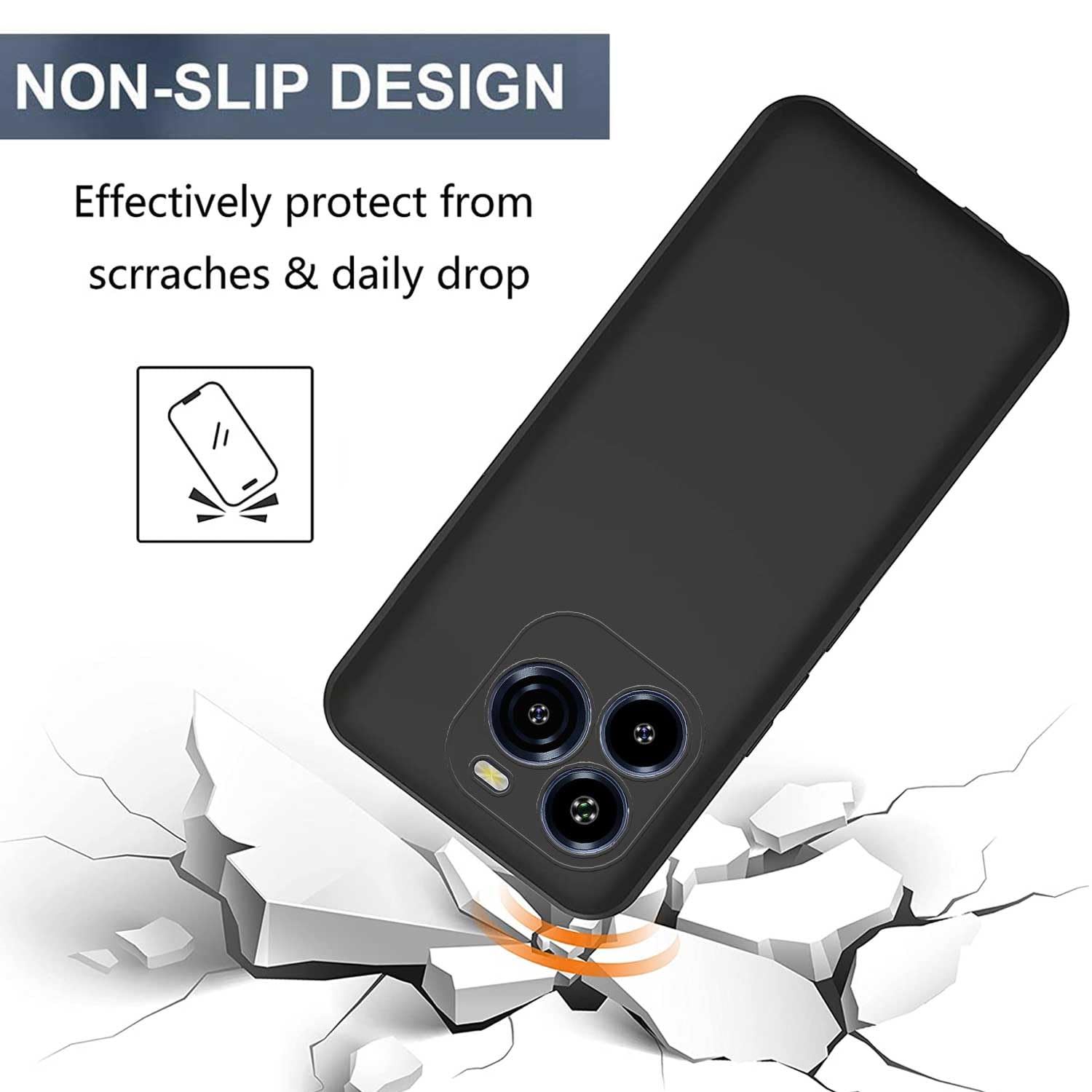 YQINHHME Cover per Oukitel C65 PRO (6.70 ), Ultra Sottile Antiurto X Anti- Graffio Clear Case, Morbido Silicone TPU Bumper Protettiva Custodia per Oukitel C65 PRO - Bolla d'Amore