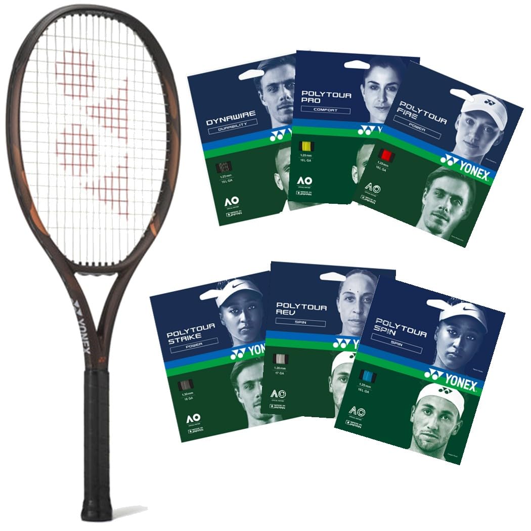 Yonex EZone 110 8th Gen Tennis Racquet (Espresso Brown) - Custom Strung with Your Choice…