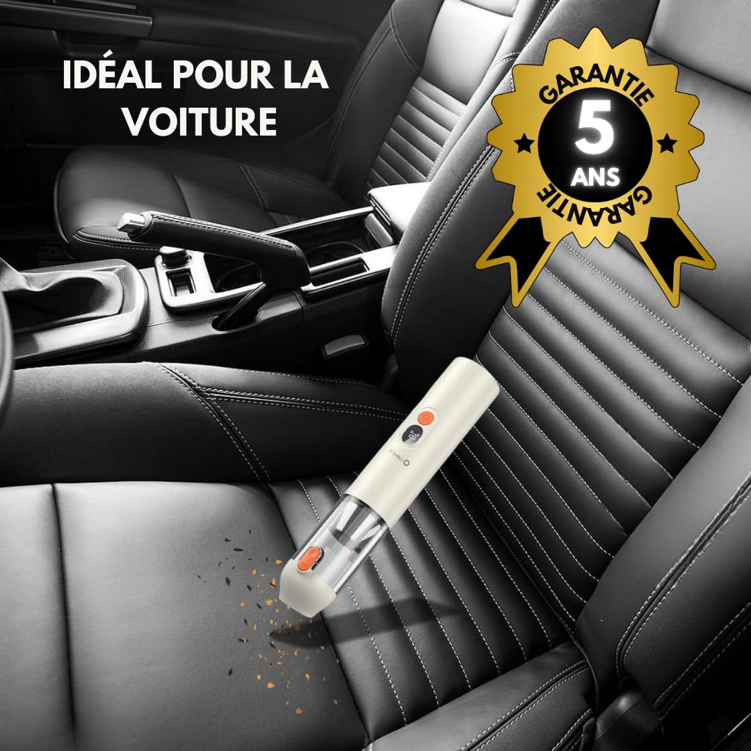 TINALO Aspirateur de Table sans Fil 17000PA 4 en 1- Aspirateur Voiture Puissant et Aspirateur à Main Rechargeable | Mini Aspirateur Portable pour Maison, Bureau, Cuisine, Souffleur PC et Voiture