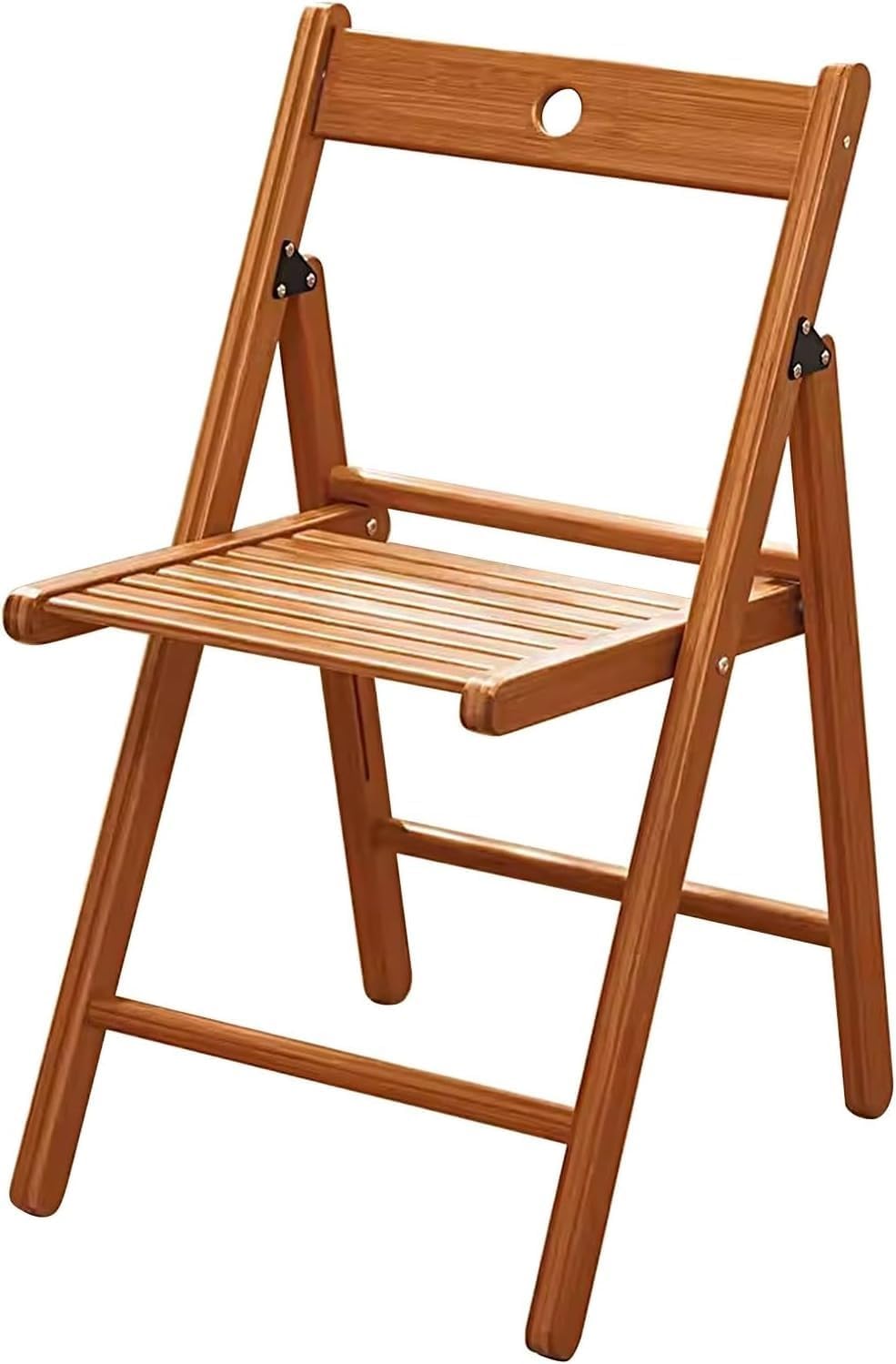 Folding Chairs, Modern Mid Century Dining Outdoor Bamboo for Bedroom Living Room Reading Room(Natural)