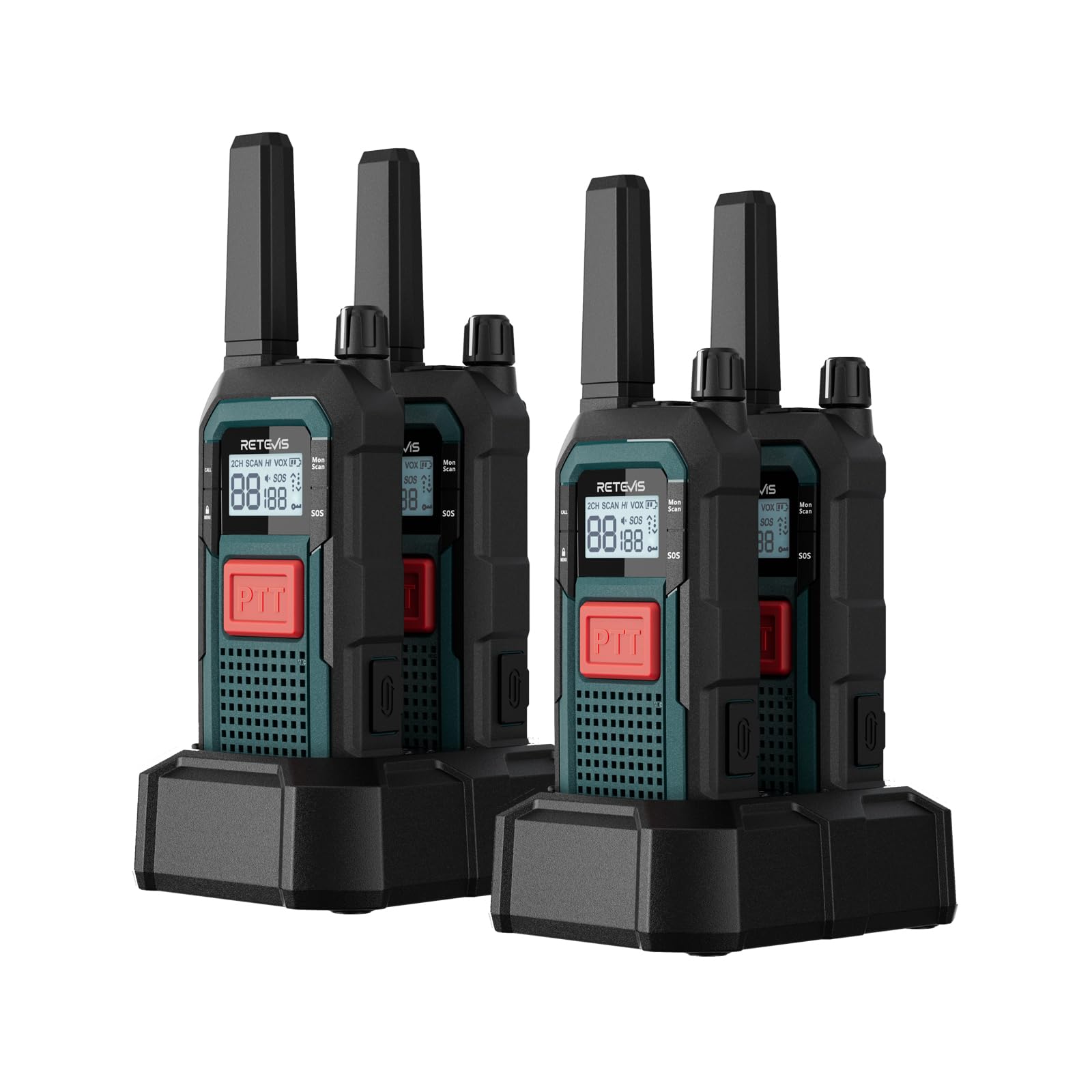 Retevis RB648 Talkie Walkie Robuste, Radio Bidirectionnelle,MIL-STD-810H