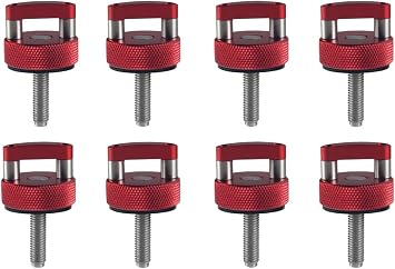 DEWHEL Hard Top Quick Removal Fastener Thumb Screw W/D Ring Compatible with Ford Bronco 2 & 4 Door 2021+