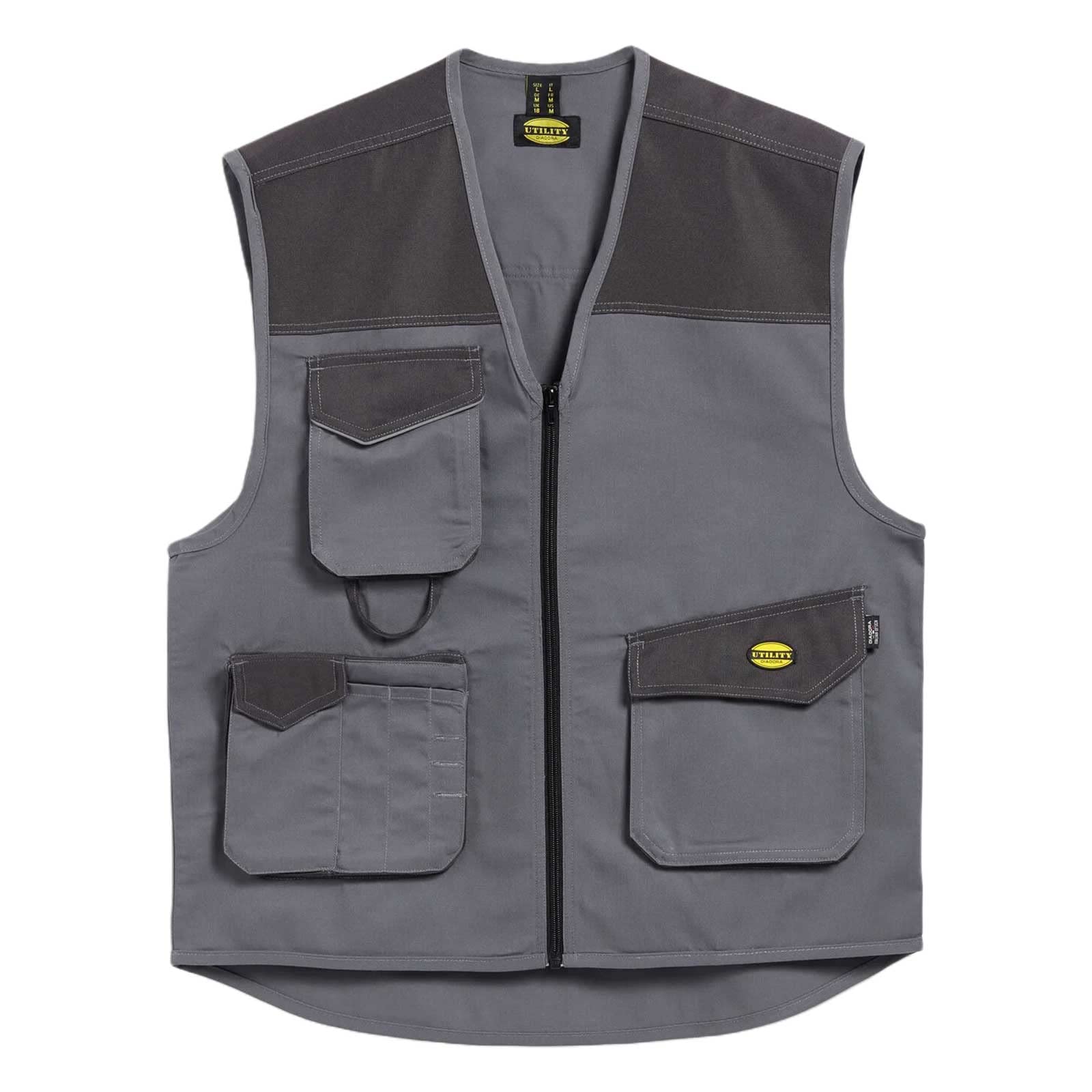 Chaleco Mover Gris XXXL solución para trabajar cómodo con herramientas a mano