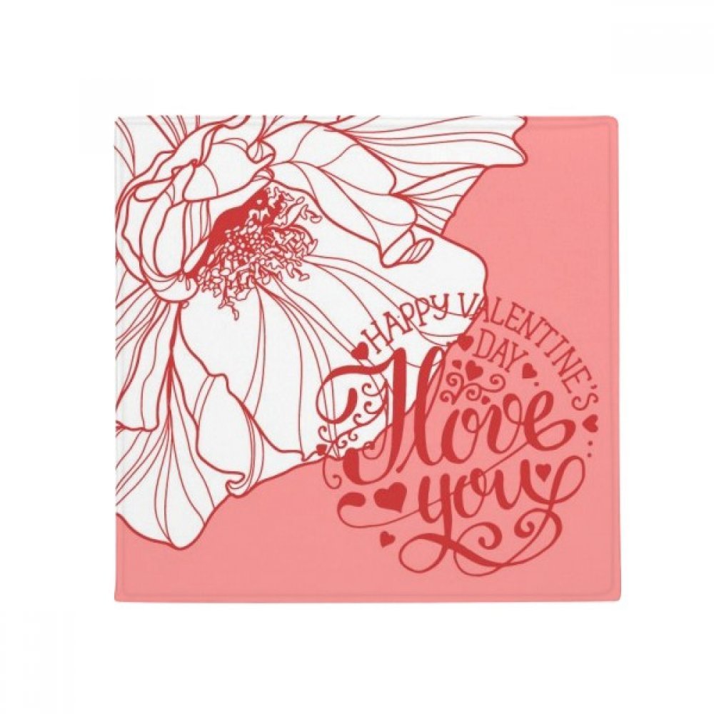 Tapis de sol rose Saint-Valentin, le cadeau d'amour pour le salon