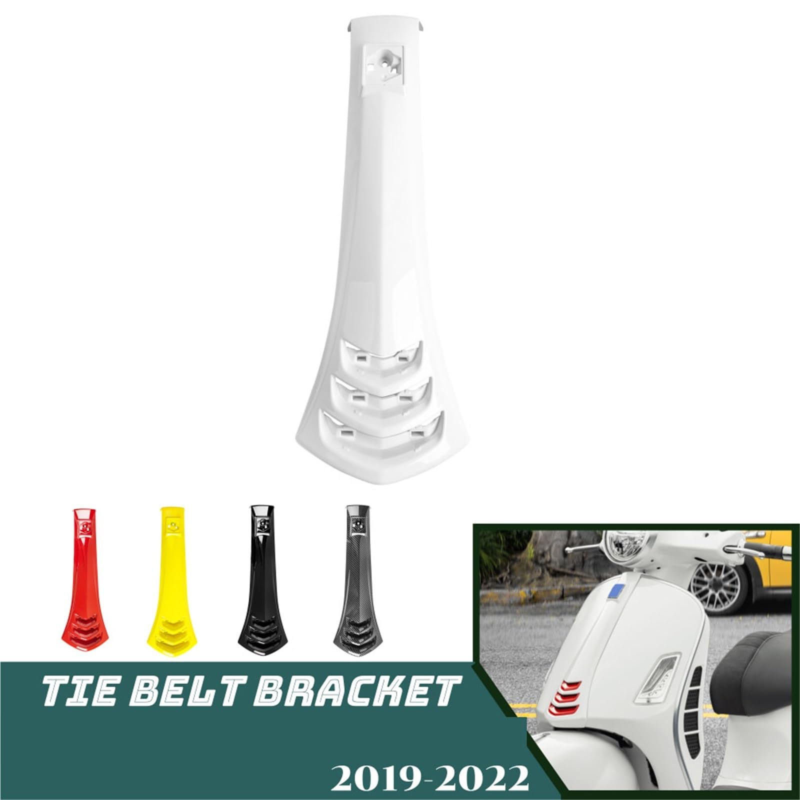 Motorrad Front Horn Kopf Verkleidung Abdeckung Für Vespa GTS125 GTS250 GTS300 2019-2022 GTS 125 250 300 Krawatte Gürtel Halterung Zubehör
