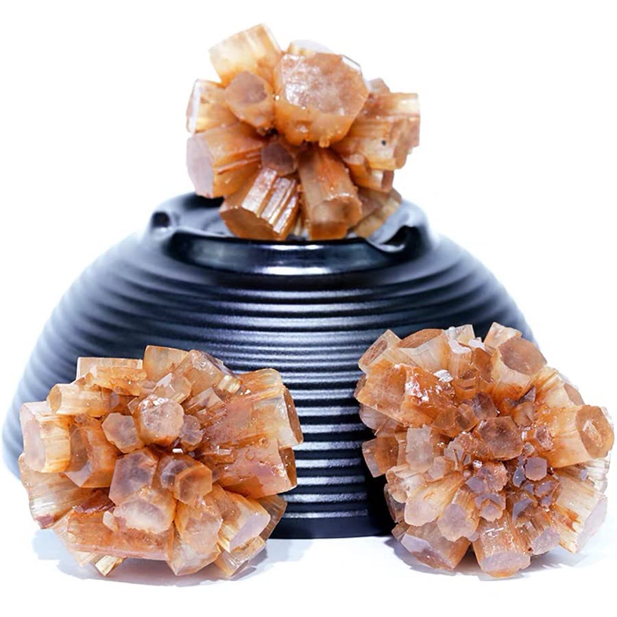 Aragonito Naranja Natural en bruto para renovar la energía y decoración de tu sala 4