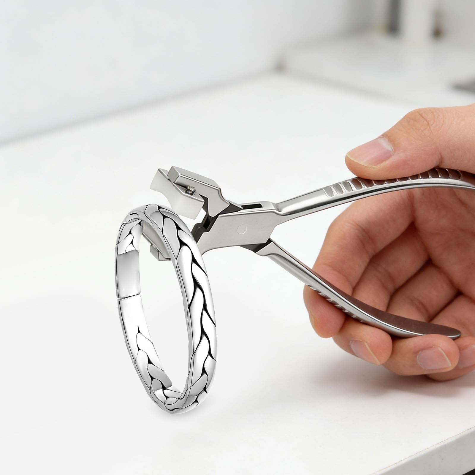 Hemobllo Alicates para Doblar Pulseras de Metal 1 Juego Pinzas para Moldear Joyería Herramienta para Manualidades y Fabricación de Pulseras Uso Profesional y Doméstico