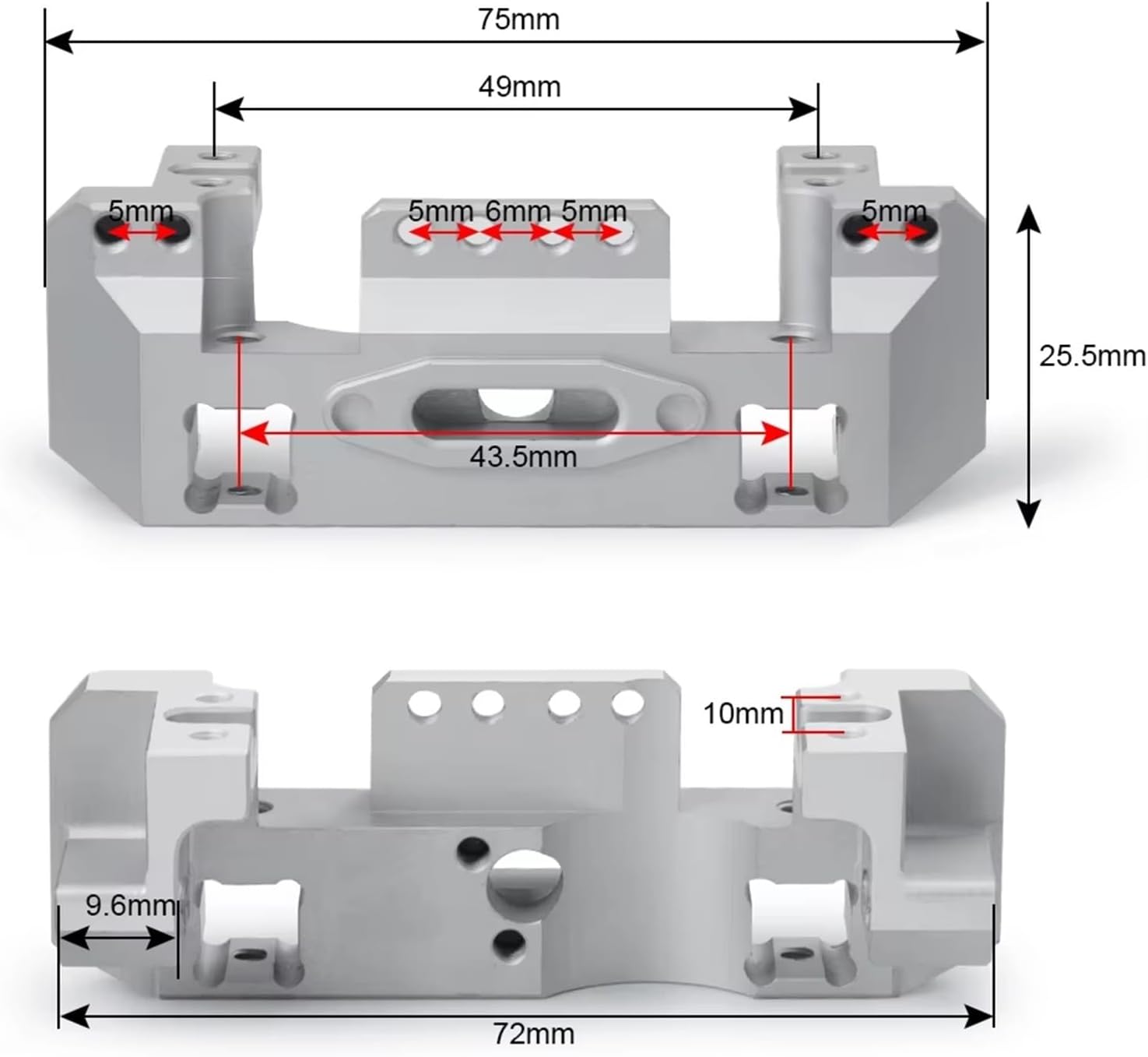 Compatible With TRX-4 For Bronco 1/10 RCクローラーカーアップグレードパーツ交換アクセサリー真