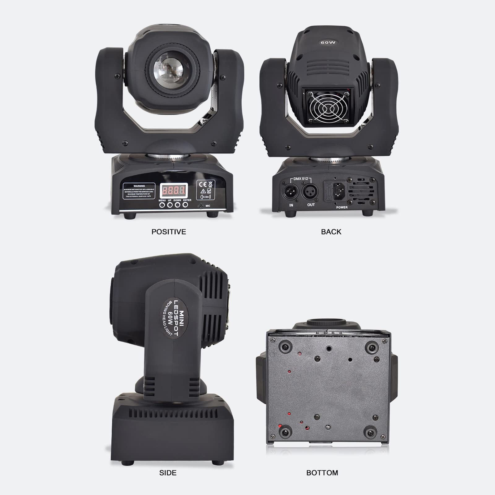 Amazon.co.jp: IGERCN LED ムービング ヘッド,ムービング ヘッド 60W